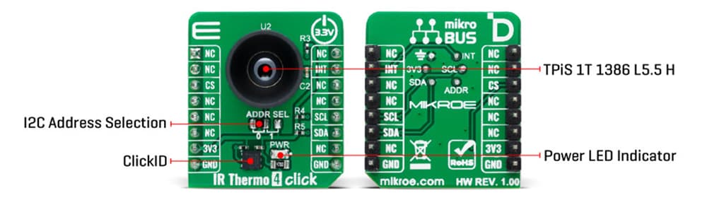 Location Circuit - Mikroe IR Thermo 4 Click